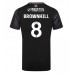 Maillot de foot Burnley Josh Brownhill #8 Extérieur vêtements 2024-25 Manches Courtes